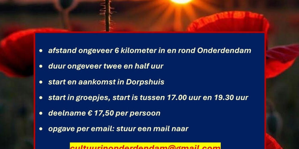 Midzomeravond Wandeling