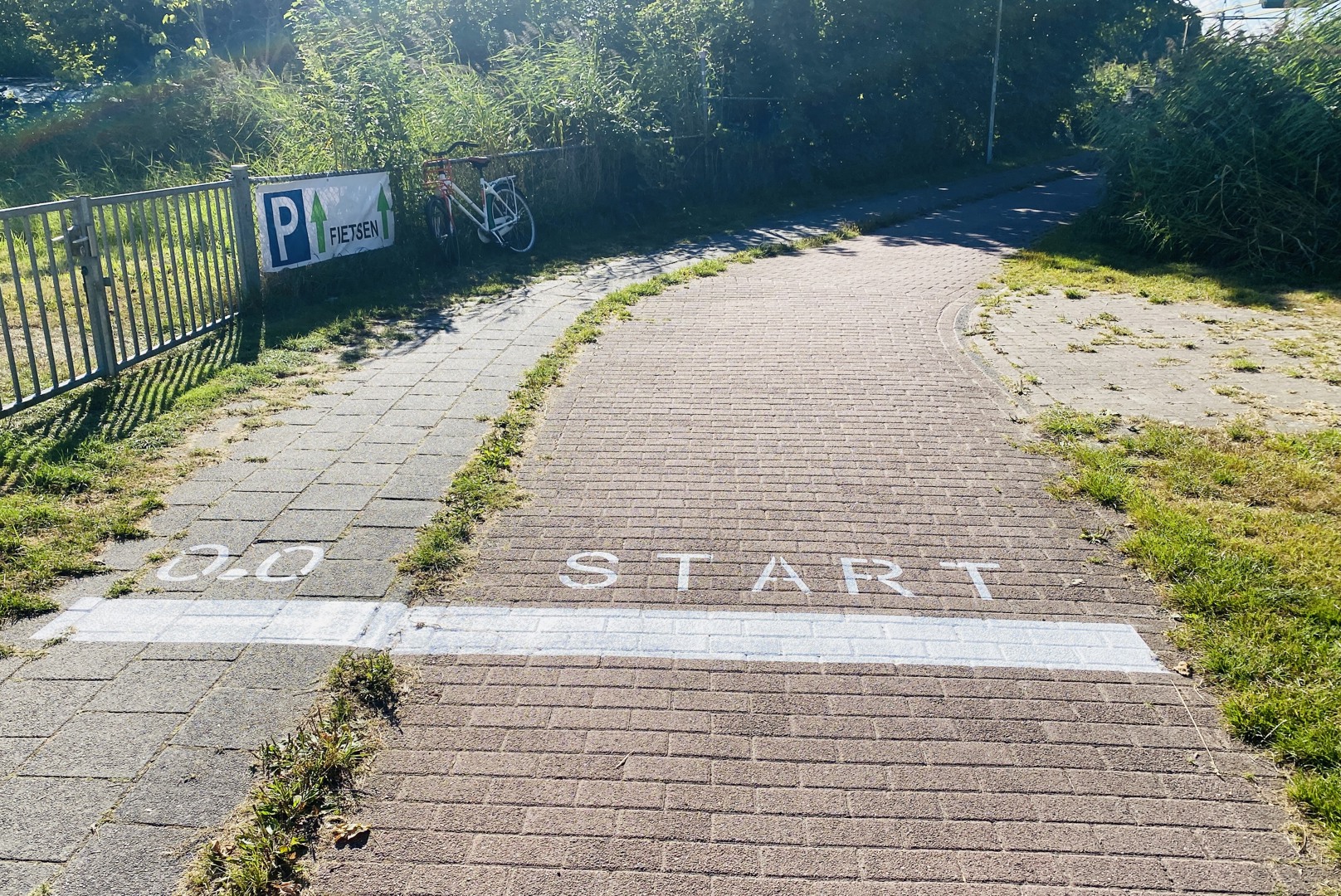 Startpunt 4Mijl Hardloop Route