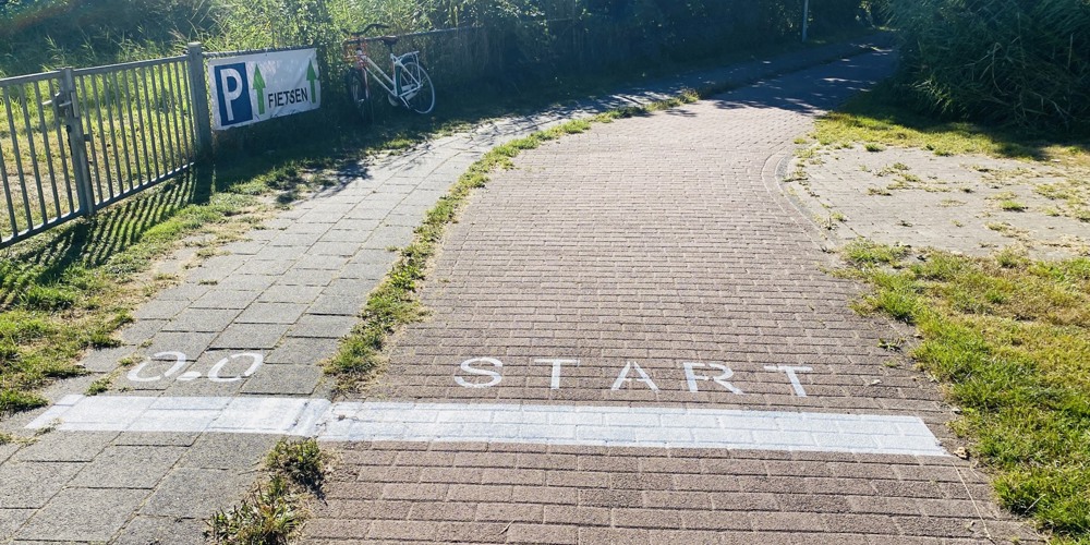 Startpunt 4Mijl Hardloop Route